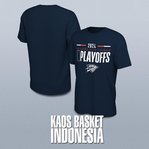 Jual Tshirt Baju Kaos Basket NBA Playoffs Mantra Collection 2024 OKC