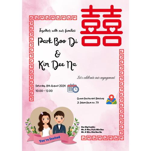 Jual Canva Template Sangjit Invitation Template 2 Kota Bandung