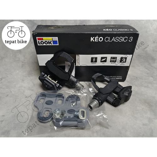 Pedali Automatici LOOK Keo Classic 3+ | Superficie Acciaio Inox, Tensioni Regolabili, Per Ciclismo