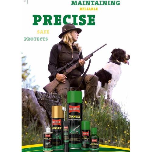 Jual ORIGINAL 22169 BALLISTOL GUNCER CERAMIC GUN OIL LIQUID 65 ML