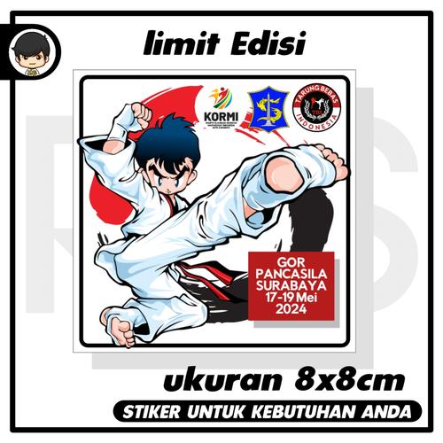 Sticker Rambu Jual stiker tarung bebas edisi kartun stiker rambu surabaya - Kota ...