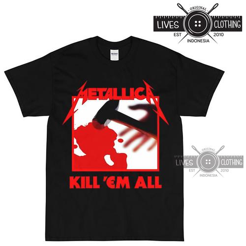 Jual KAOS BAND METALLICA KILL EM ALL / METALICA - S - Jakarta Pusat ...