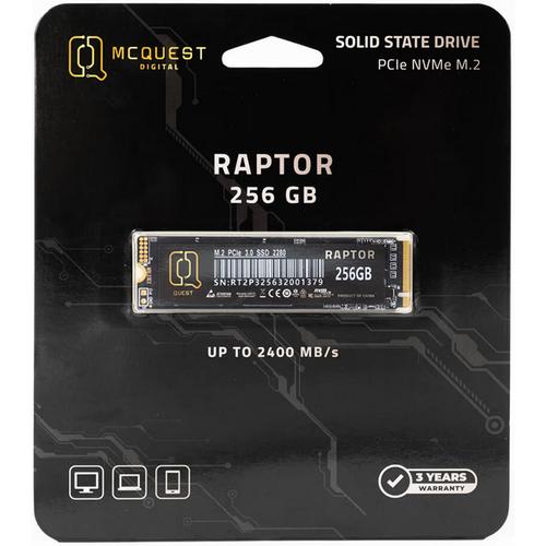 Jual SSD MCQUEST RAPTOR M.2 NVME 256GB - Kota Yogyakarta - Mitra ...