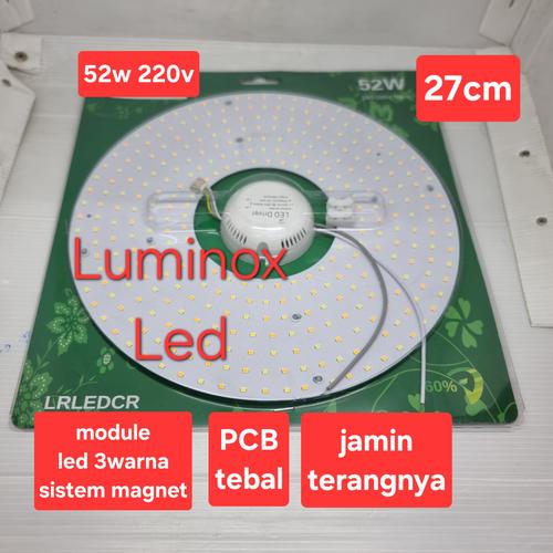 Jual module led plafon 52w 52watt 3warna / refill led ceiling magnet ...