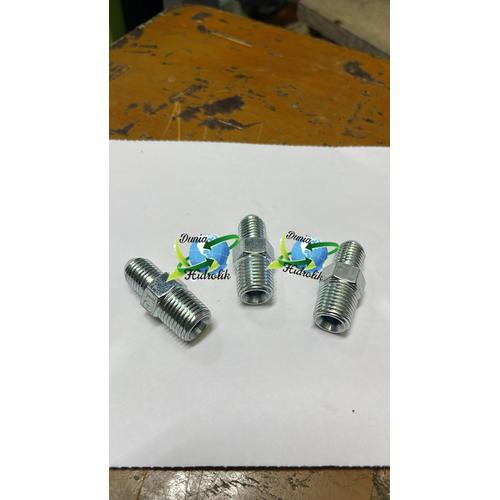Nepple Injector Jual Dobel Nepple 1/4 NPT x 1/4 JIC / Double Nepple 1/4 NPT x JIC ...