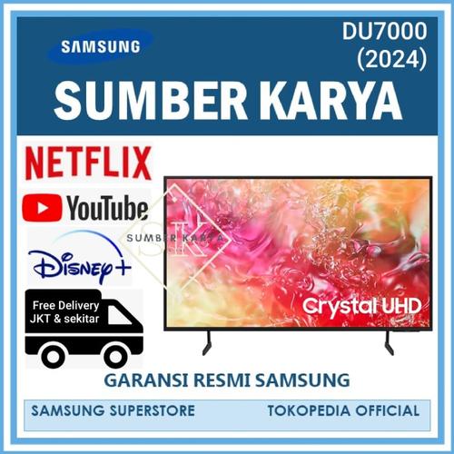 Promo 50DU7000 (2024) SAMSUNG Smart LED TV 50 inch 4K UHD UA50DU7000 ...