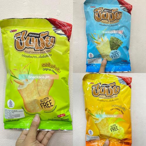 Jual SHINMAI GLUTEN FREE KREKERS BERAS ORIGINAL / SEAWEED / CORN CHEEZY ...