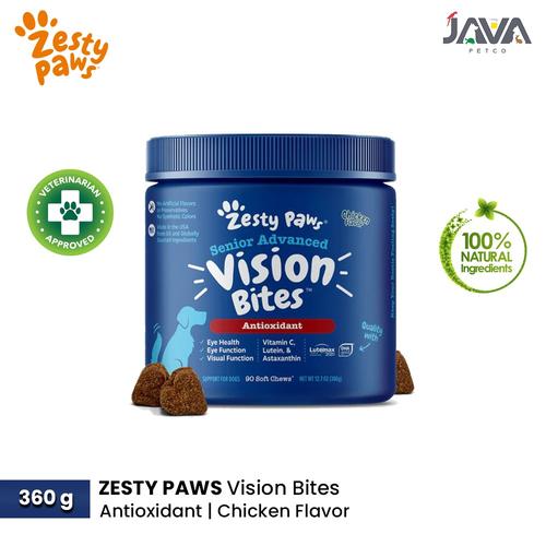 Promo Zesty Paws Advanced Vision Bites Eye Supplement for Dog 90
