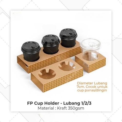 Jual tatakan cup minuman cup holder takeaway tray tatakan cup minuman ...