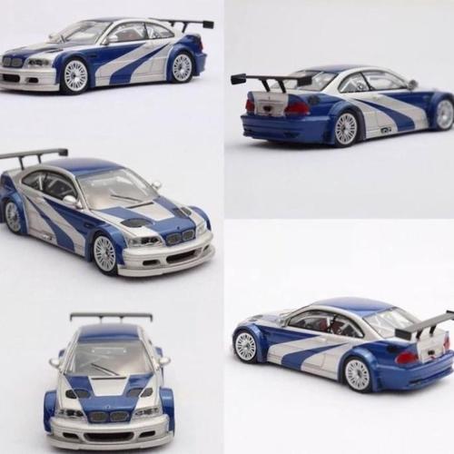 Jual 1/64 DCM BMW M3 E46 GTR 1/64 NFS Most Wanted Blue Livery Diecast ...