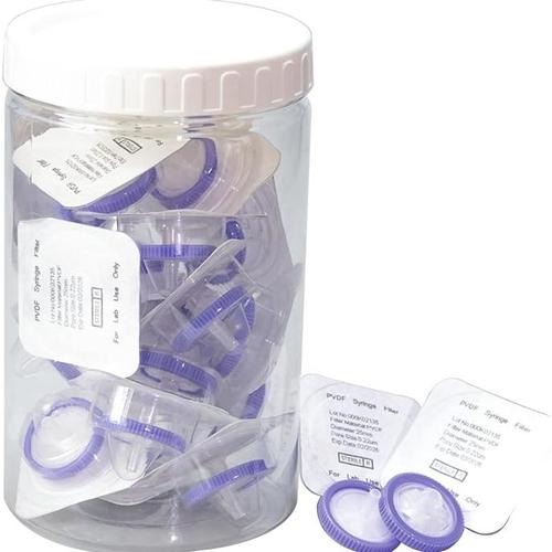 Filtro Para Seringa Membrana PVDF, Não Estéril, Hidrofóbico, Diam. 25mm - Foto 10