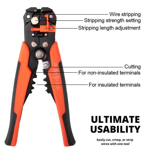 Jual JLD Wire Stripper Automatic Wire Stripper Crimper Electrician ...