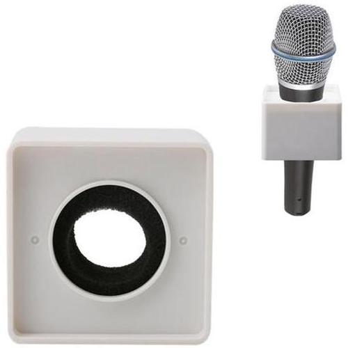 KASD Microfoon Vlag Station, Microfoon Vierkant Station Vierkant Kubus Draagbaar Voor Karaoke Voor Nieuws Interview Ktv