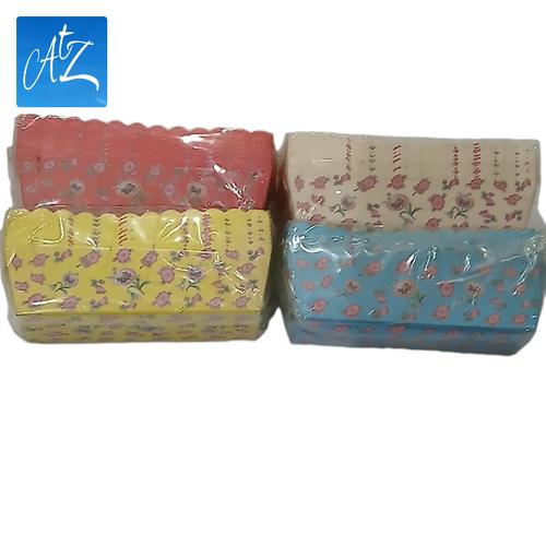 Jual 10pcs kertas alas roti warna motif bentuk persegi panjang ...