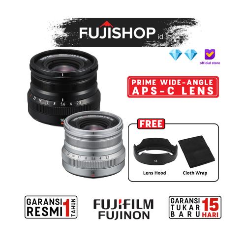 Objectif Fujifilm XF 16mm F2.8 R WR Noir - Neuf - Fixe Grand-angle