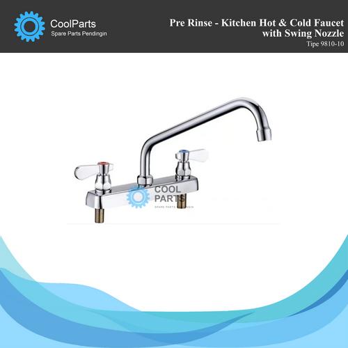 Jual Pre Rinse 9810-10 Kitchen Hot & Cold Faucet With Swing Nozzle ...