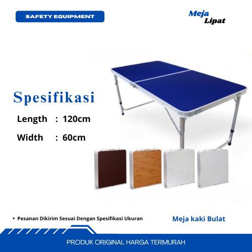 Jual MEJA LIPAT KOPER HPL ALUMINIUM MEJA KAKI BULAT MEJA PORTABLE ...