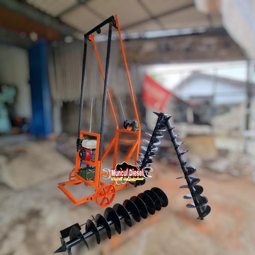 Jual MESIN BOR FILE PONDASI DIAMETER LUBANG 30 CM // MESIN BOR TIANG ...