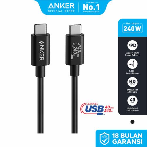 Promo Kabel Charger Anker 515 USBC to USBC Cable (USB4) 3.3ft A8487