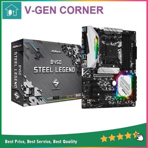 Motherboard B450 Steel Legend Nvme Asrock B450 Steel Legend Nvme