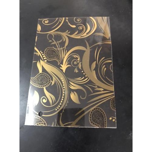 Jual New !! Plastik Penutup Pagar Motif Batik Emas , Back Ground Hitam