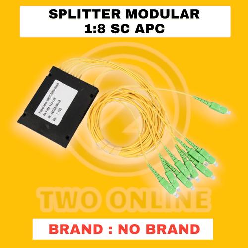 Jual Passive splitter / pasif spliter 1:8 fiber optic ( MODULAR ) SC ...