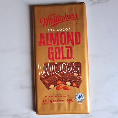 Jual WHITTAKER WHITTAKERS WHITTAKER'S ALMOND GOLD CHOCOLATE COKLAT ...