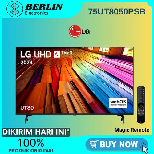 Jual LG TV 75UT8050 Smart TV LG 75 inch UHD 4K HDR 10 Pro LG ...