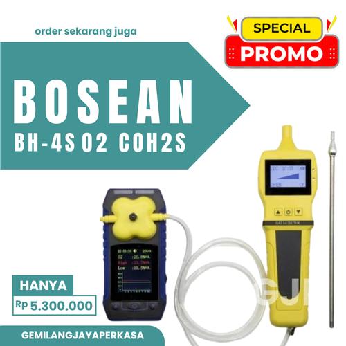 Jual Gas Detector 4 in 1 DAN Sampling Pump BOSEAN BH4S O2 CO H2S LEL BH ...