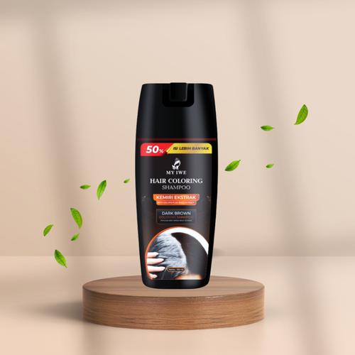 Jual Hair Color Shampoo Penghitam Rambut Uban Instan/My Iwe Shampo