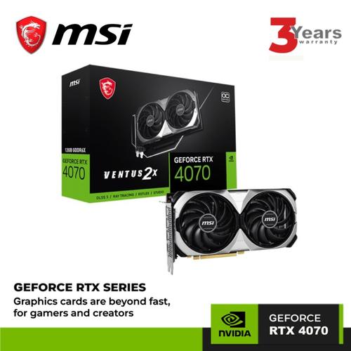 新品未開封 MSI RTX 4070 VENTUS 2X E 12G OC MSI GeForce RTX
