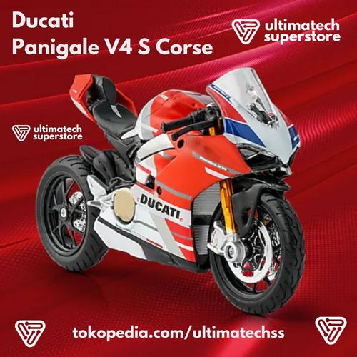 Jual Shell Ducati Panigale V4 S Corse Diecast Maisto Scale 1:18 - Box ...