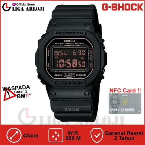 Promo Casio G-Shock DW-5600MS-1DR Jam Tangan Pria Hitam di  Tokopedia