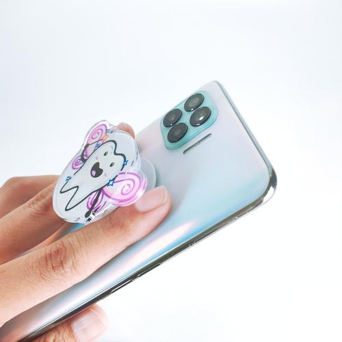 Jual POPSOCKET AKRILIK Karakter Gigi Lucu Holder Handphone Dentist