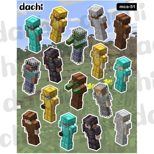 Jual Dachi Sticker Minecraft Armor MCA-51 Peel Off - Jakarta Utara ...