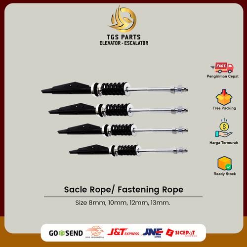 Jual Sacle/Fastening Rope (8mm,10mm,12mm,13mm) Elevator/ Sparepart/Lift ...