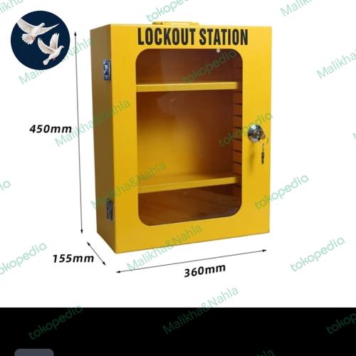 Jual Steel Management Lockout Tagout Station Box Padlock Box Metal ...
