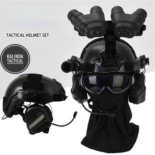 Taktischer Helm Nachtsichtbrille G.PNVG18 - Dummy Modell Für Airsoft & Cosplay