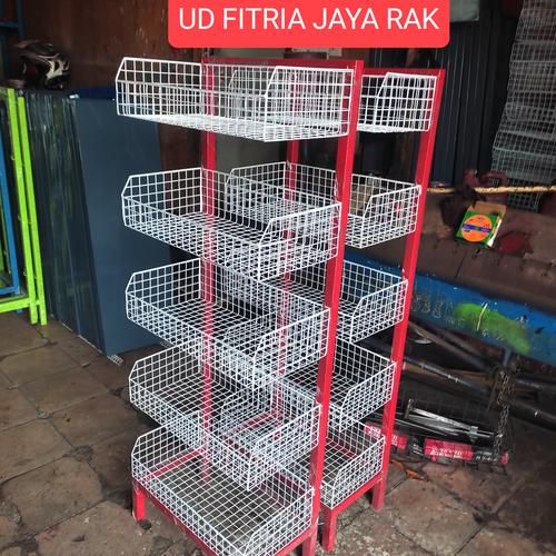 Jual rak Chiki Snack rak warung /rak jajanan 5susun - Kab. Bekasi - UD ...