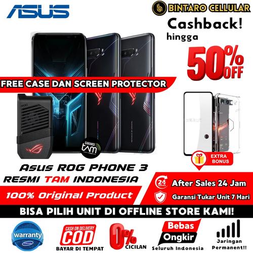 ASUS ROG PHONE 8/256GB 12/256GB 12/512GB 16/512GB Snapdragon 865+ di  Bintarogadget_new Tokopedia