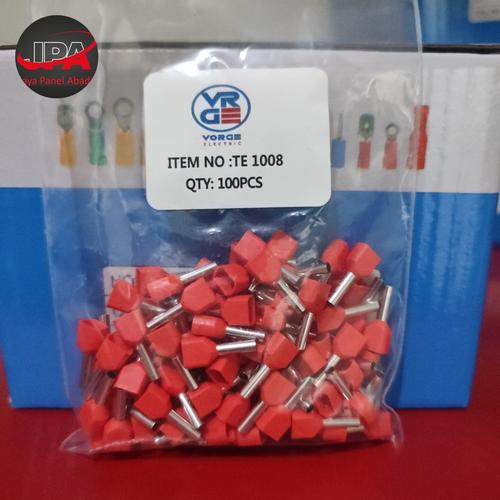Jual FERRULES TE1008 2 x 1mm Insulated SKUN KABEL Tusuk TE-1008 ...