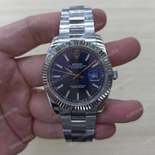 Jual JAM TANGAN PRIA DATEJUST DECORATED PREMIUM GRADE AAA