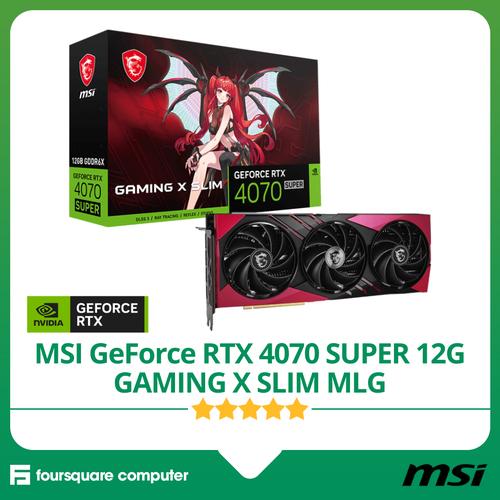 Jual VGA MSI Geforce RTX 4070 SUPER 12G GAMING X SLIM MLG 12GB GDDR6X ...