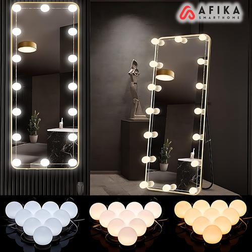 Promo Lampu LED Cermin Meja Rias Make Up Light 3 Color Dimmable 5V 6W ...