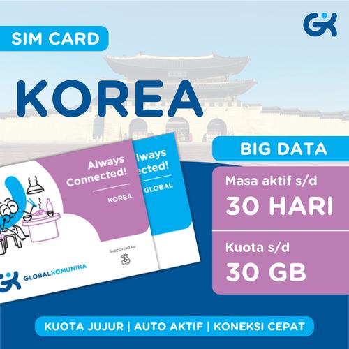 Jual Simcard Korea Unlimited Sim Card South Korea Unlimited 8 Hari