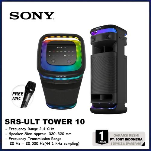 Sony SRS-ULT1000 ULT Tower 10 Tower10 Wireless Portable Bluetooth Karaoke  Party Speaker Pesta di Original It Shop Tokopedia