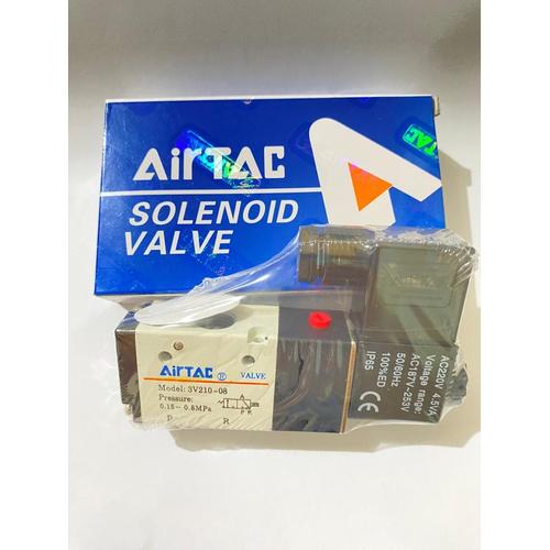 Vanne Pneumatique à Pied AirTac 3F210-08L - Plage De Pression 0-10 Bar, Neuve