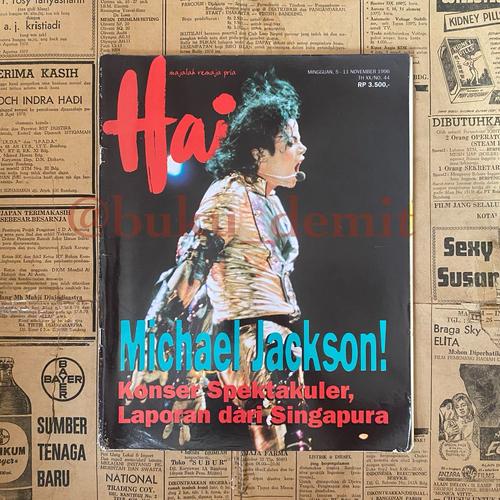 jual-majalah-hai-1996-laporan-konser-michael-jackson-di-singapura