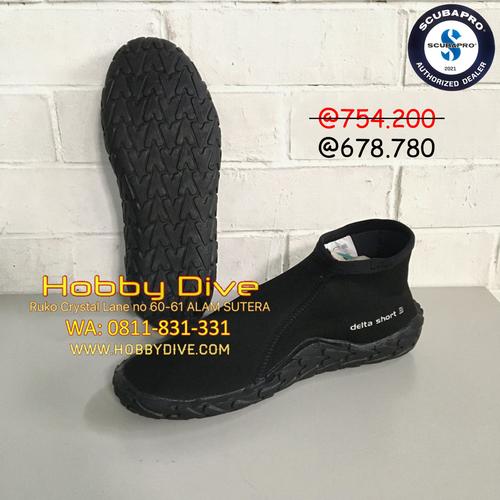 Jual Scubapro Booties Delta 3mm Short Diving Snorkeling S(39