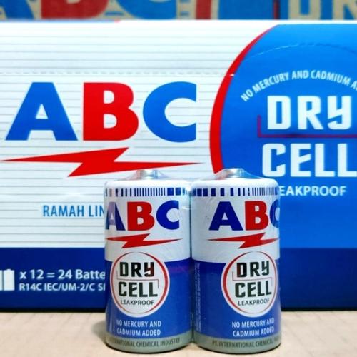 Jual Baterai Battery Batere ABC Biru Tipe C Tanggung R14 - Kab ...